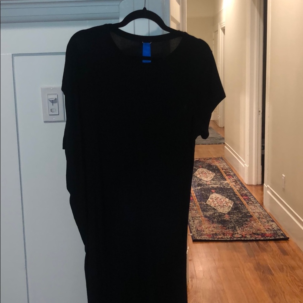 Black mid calf kit and ace dress